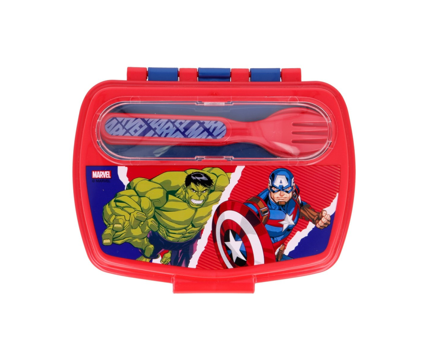 Avengers Lunch Box With Cutlery