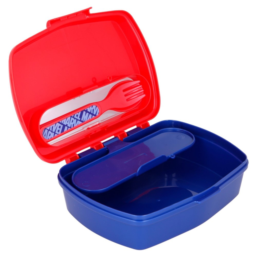 Avengers Lunch Box With Cutlery - Image 2