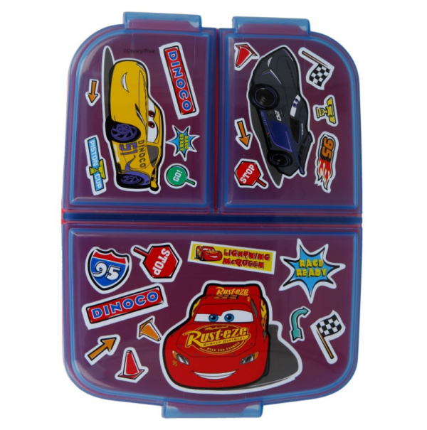 Cars Multi Compartment Lunch Box