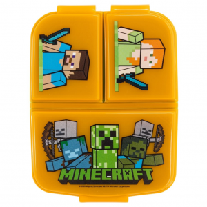 Minecraft Multi Compartment Lunch Box