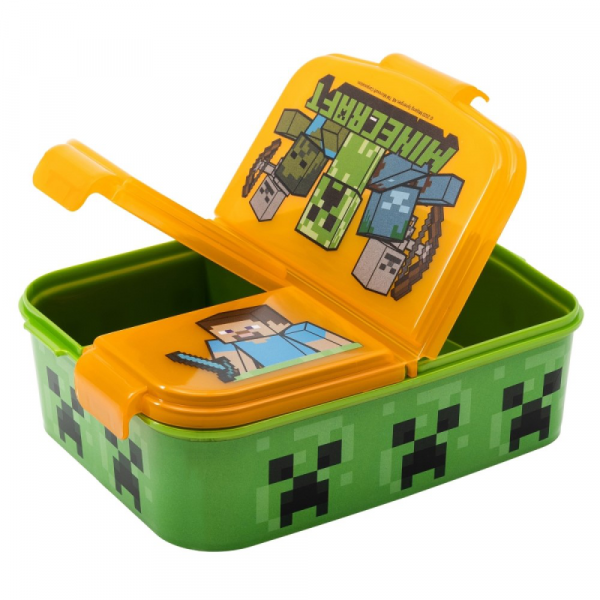 Minecraft Multi Compartment Lunch Box - Image 2