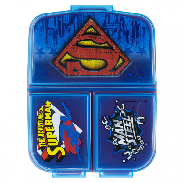 Superman Multi Compartment Lunch Box