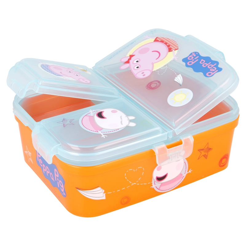 Peppa Pig XL Multi Compartment Lunch Box - Image 3