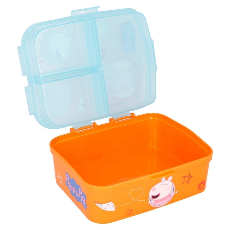 Peppa Pig XL Multi Compartment Lunch Box - Image 4