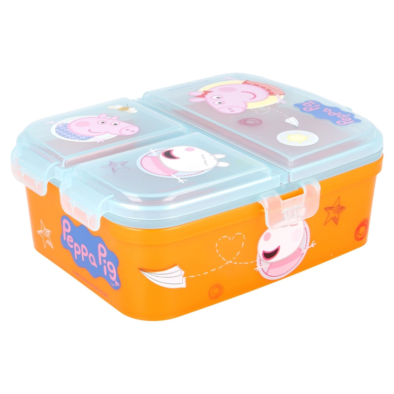 Peppa Pig XL Multi Compartment Lunch Box - Image 2