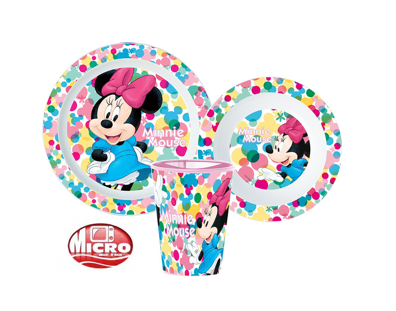 Minnie Micro 3Pcs Dinner Set