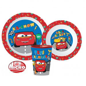 Cars 3Pcs Micro Dinner Set