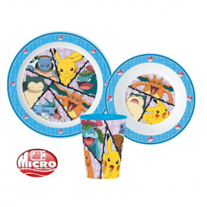 Pokemon 3Pcs Micro Dinner Set