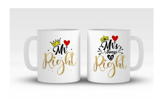 Mr Right & Mrs Always Right Mug