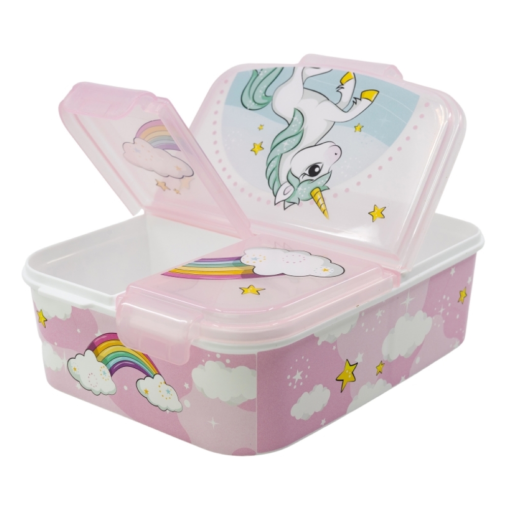 Unicorn Multi Compartment Lunch Box - Image 2