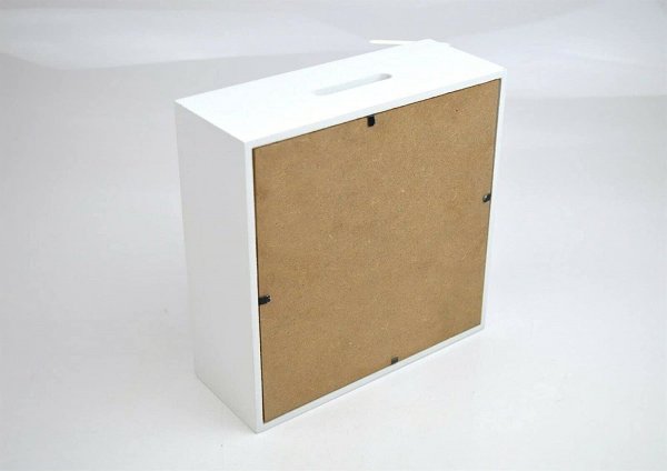 Baby First Money Box , Wooden Box with Glass Front - Image 4