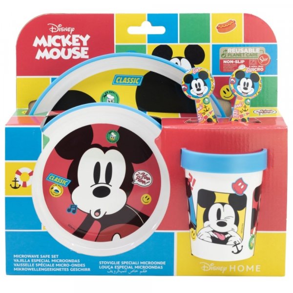 Mickey 5pcs Premium Micro Dinner Set - Image 2