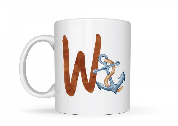 W Anchor Mug