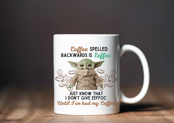 Coffee Spelled Backwards Is Eeffoc Mug - Image 2