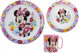 Minnie 3Pcs Micro Dinner Set