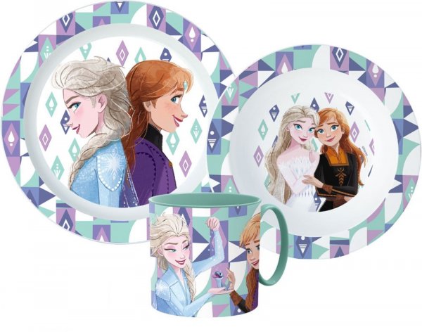 Frozen 3Pcs Micro Dinner Set